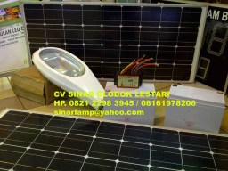 Lampu Jalan Tenaga Surya 50 watt + Solar Cell 100WP